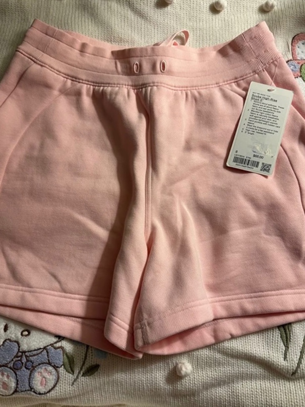 lululemon strawberry milkshake shorts